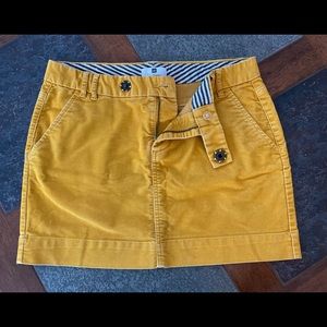 GAP corduroy mini skirt, size 8, gently worn.
